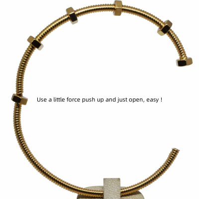 how to open cartier ecrou bracelet