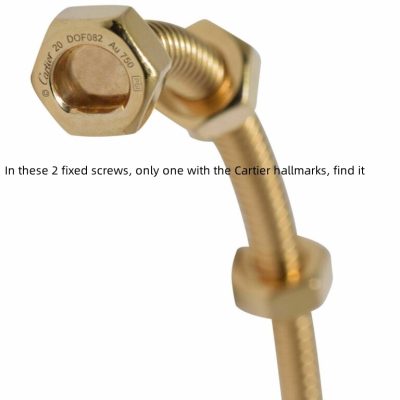 how to open cartier ecrou bracelet