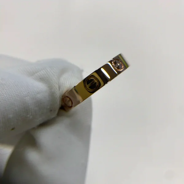18K Rose Gold Cartier LOVE Ring Small Model Ref. B4085200