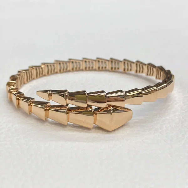 18K Rose Gold Bvlgari Serpenti Viper Bracelet Ref.360724