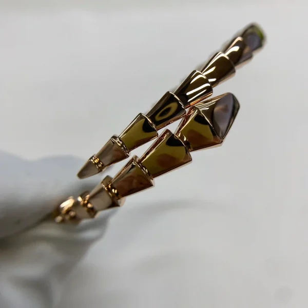18K Rose Gold Bvlgari Serpenti Viper Bracelet Ref.360724