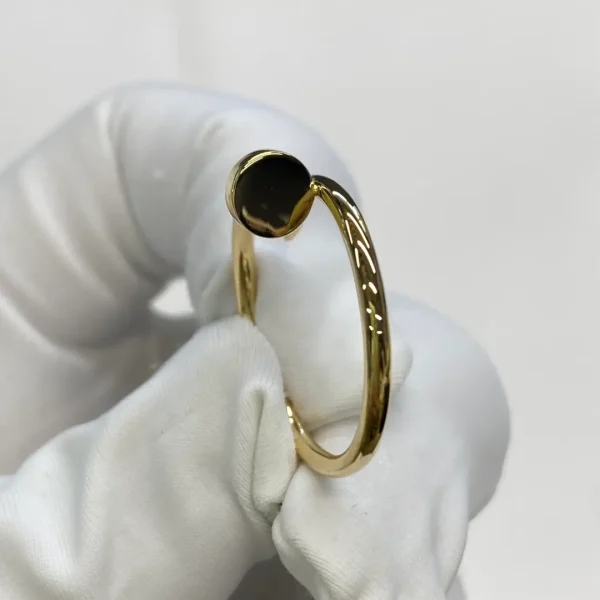 18K Yellow Gold Cartier Just un Clou Ring Plain Small Model B4225952
