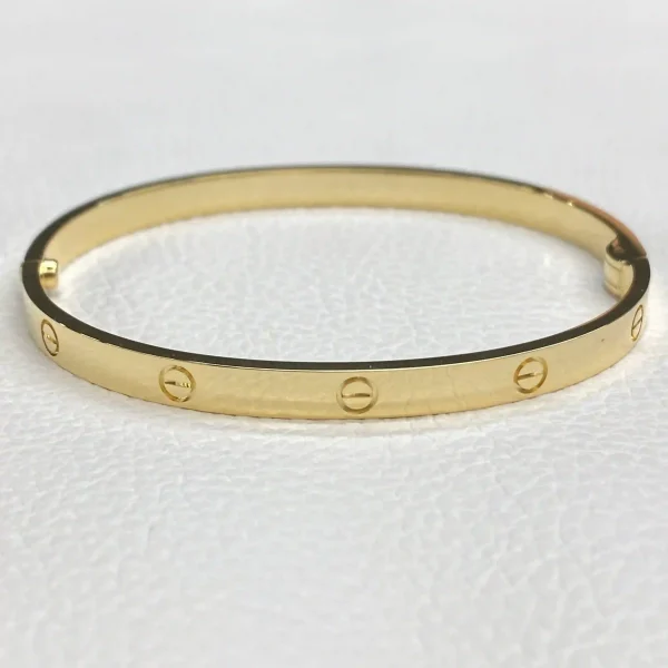 18K Yellow Gold Cartier LOVE Bracelet Medium Model Ref. B6081517