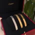 New Cartier unlimited love bracelet rose gold yellow white gold color comparison