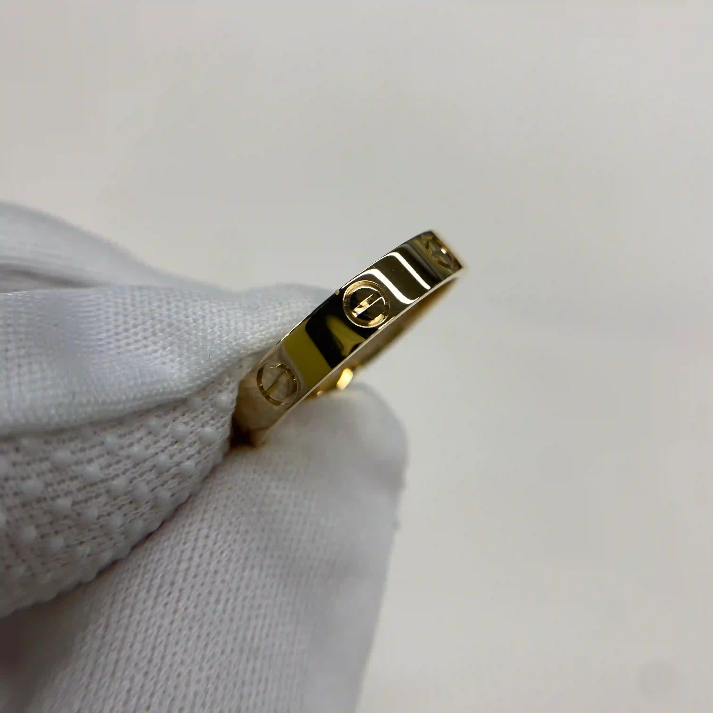 18K Yellow Gold Cartier LOVE Ring Small Model Ref. B4085052 (3) 18K Yellow Gold Cartier LOVE Ring Small Model Ref. B4085052 (1)