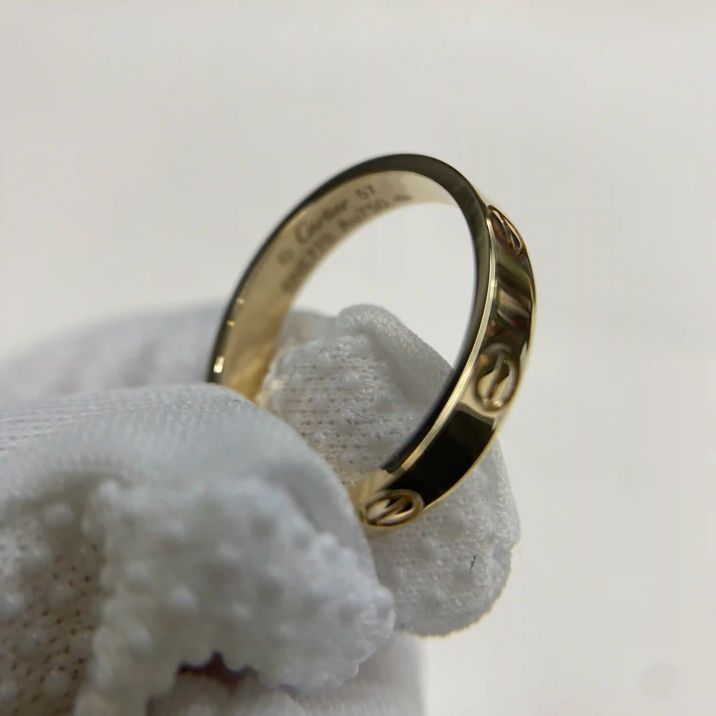18K Yellow Gold Cartier LOVE Ring Small Model Ref. B4085052 (4) 18K Yellow Gold Cartier LOVE Ring Small Model Ref. B4085052 (1)