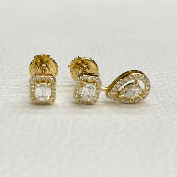 18K Yellow Gold Messika Boucles d'oreilles My Twin