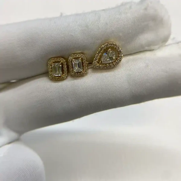 18K Yellow Gold Messika Boucles d'oreilles My Twin