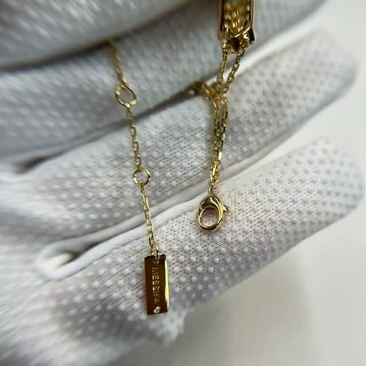 18K Yellow Gold Messika Move Classique Pavé Bracelet Llarge Model (1) 18K Yellow Gold Messika Move Classique Pavé Bracelet Llarge Model